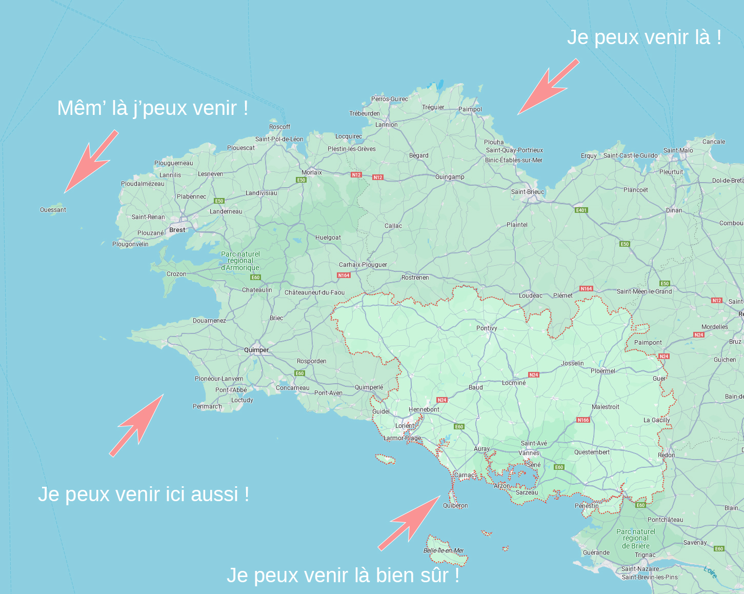 carte lieux d'intervention